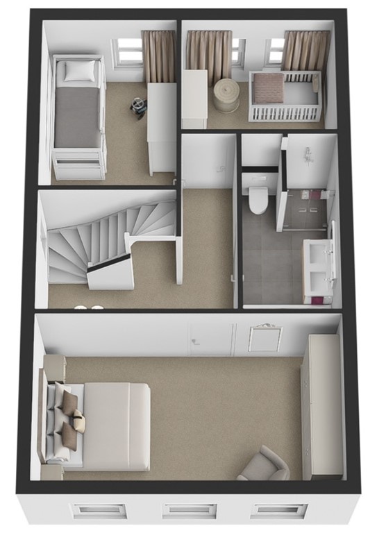 mediumsize floorplan